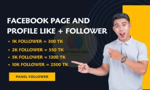 Facebook Page And Profile Like + Follower